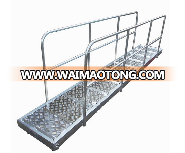 Ship Boat Marine Aluminum Gangway Ladder with 9.6 Meter