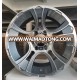 Hyper black/Gun metal/Black machine replica aluminum alloy wheels