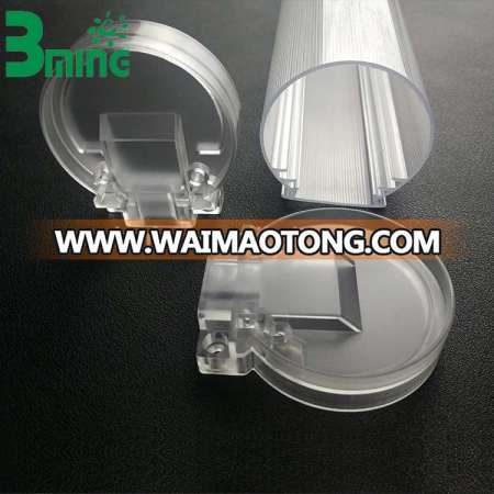 Customized PC PMMA Extruded Outdoor LED Waterproof Dustproof Tri-proof Fixture IP65 LED Light Cover